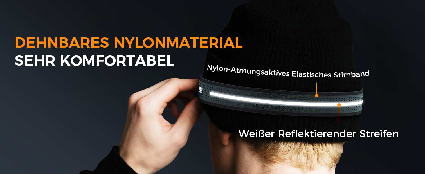Налобний ліхтар ATuMan MH1 LED, 2 шт. з зарядним кейсом 6600mAh, 10 режимів світла, сенсор, IPX4, для кемпінгу/походів/бігу