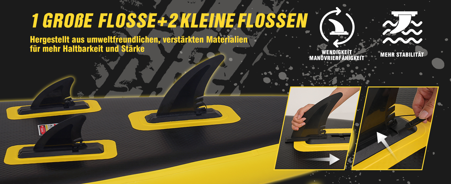 Надувний SUP Борд FunWater 10'6'–11'6' – комплект з аксесуарами для всіх рівнів підготовки