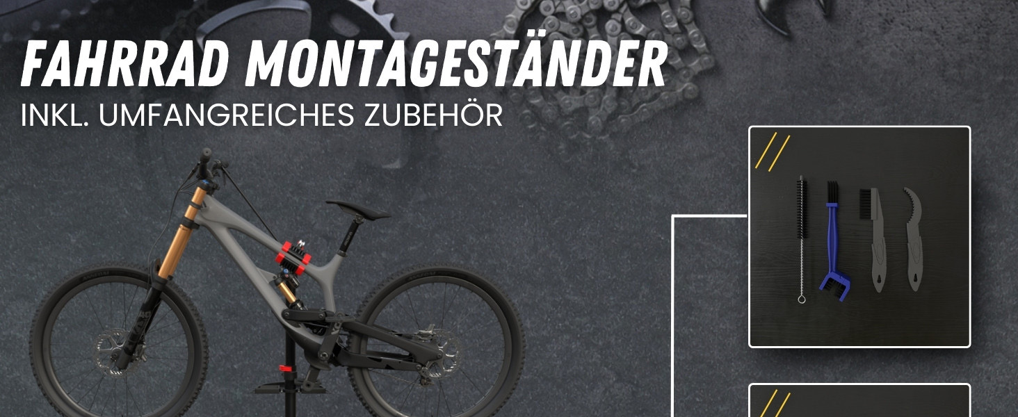 Підставка для збирання велосипедів Tarpofix® до 30 кг | Професійна підставка для ремонту велосипедів та електровелосипедів | Важкий велосипедний тримач для E-bike | Підставка для ремонту велосипедів | Червона