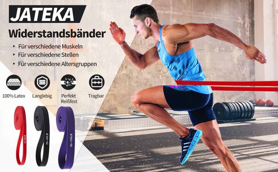 Гума для фітнесу, еластична стрічка для силових тренувань, йоги та пілатесу, 3 шт.