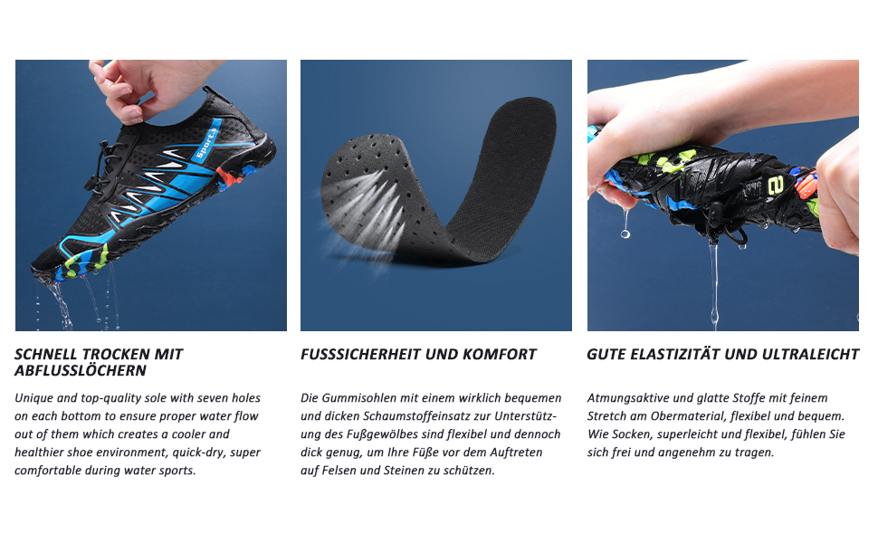 Водні шкарпетки для плавання та дайвінгу WateLves: дихаючі, антиковзкі, для жінок та чоловіків, розмір 44 EU, білий/оранжевий