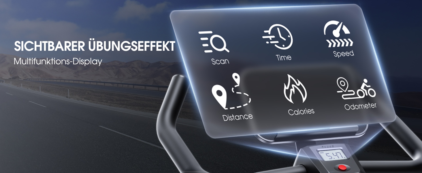 Велотренажер Toputure з APP, тихий, з магнітним опором, 15 кг маховик, до 150 кг, LCD-монітор, тримач для планшета, тримач для напоїв, червоний