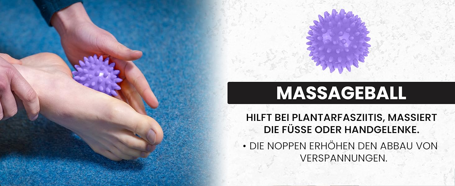 Набір для масажу та реабілітації Unycos: ролер для фасції, фітнес-гумки, масажний м'яч, стік для реабілітації, мотузка для формування, сумка для зберігання (Чорний/Лідний)