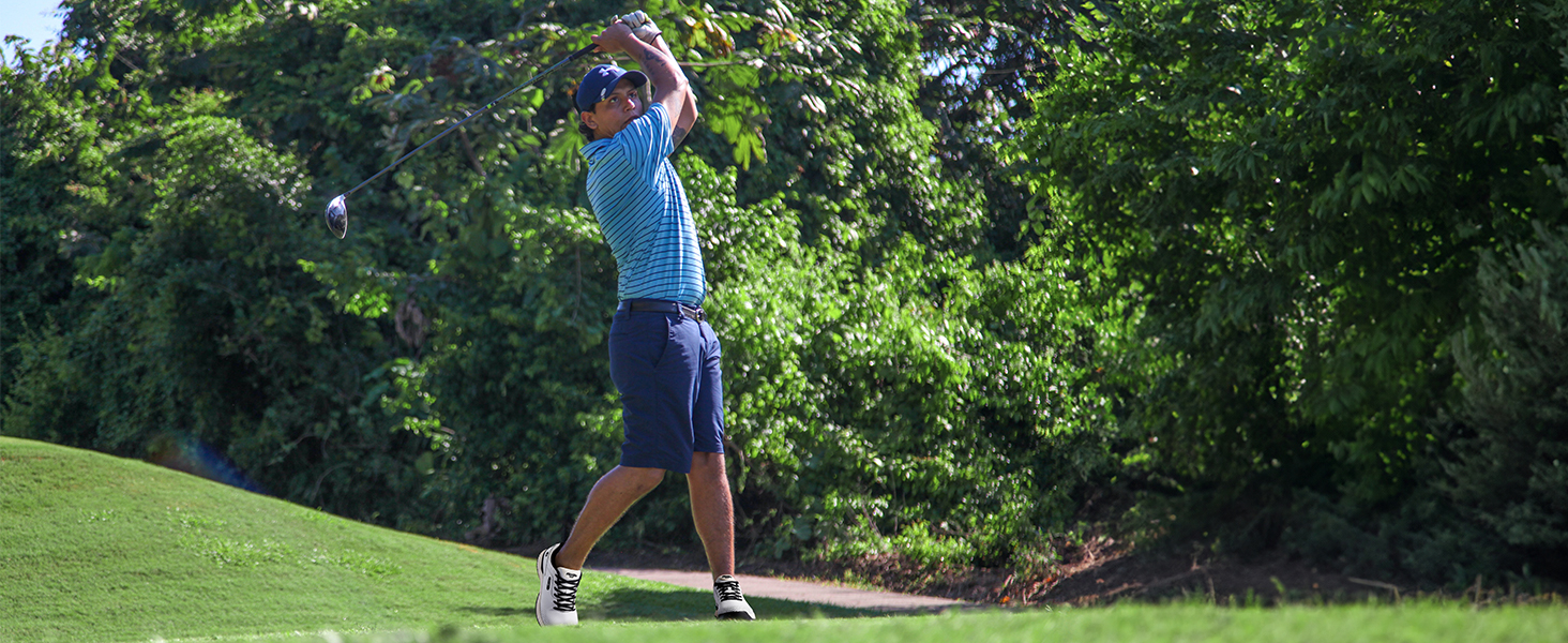 Гольф-взуття FitVille для чоловіків, широка модель, сіро-біле, розмір 40-49, X-широке, дихаюче, на шнурівці