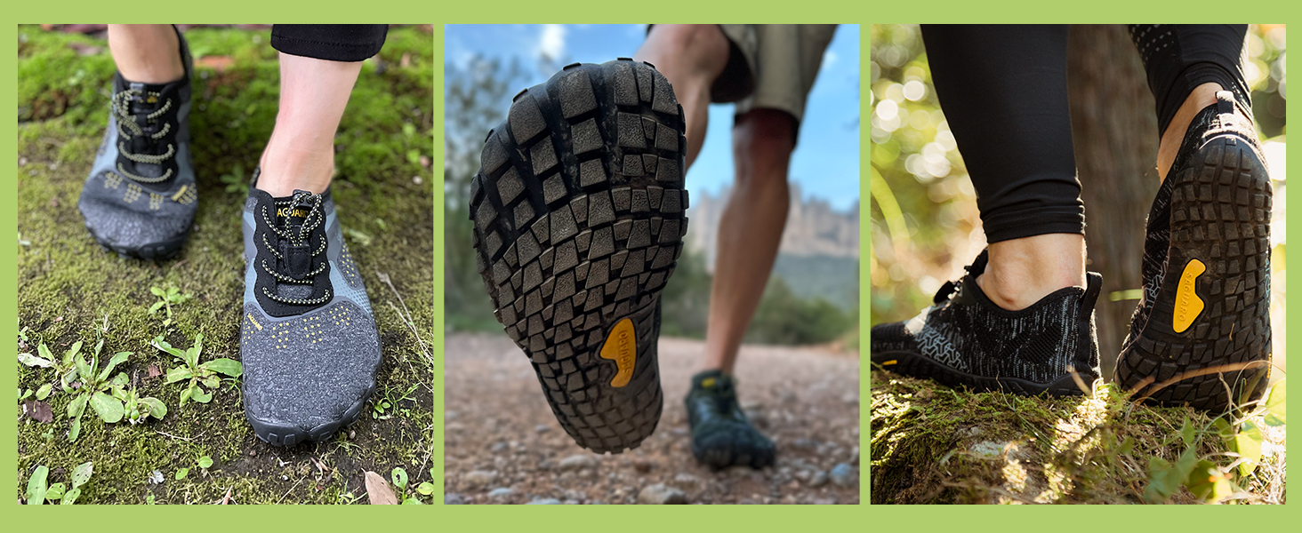 Кросівки SAGUARO Unisex для трейлраннінгу та фітнесу дихаючі помаранчеві 45 EU