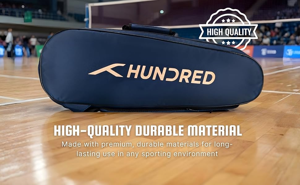 Сумка для бадмінтону Cosmogear: професійна, поліестер, подвійний блискавка, з передньою кишенею, зручні лямки, темно-синя