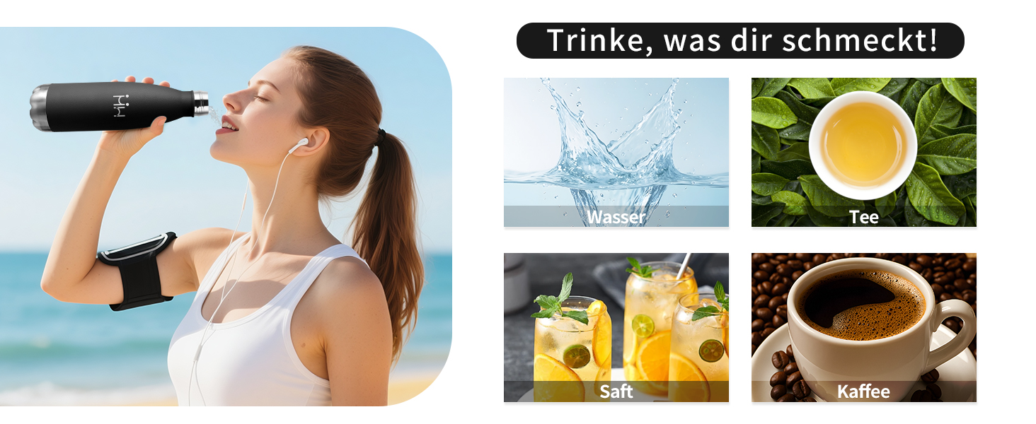 Термос-пляшка 750 мл, ізольована пляшка для води з нержавіючої сталі, без BPA, витокозахисна термопляшка, подвійні стінки, підходить для газованої води, для університету, роботи, подорожей, спорту, активного відпочинку, для хлопчиків та дівчаток, 750 мл, темно-зелений