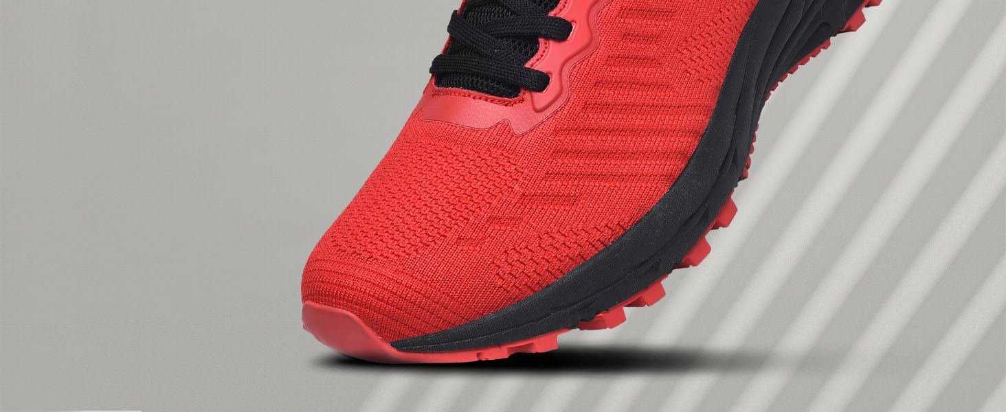 Кросівки для бігу та занять спортом Frysen: біг, теніс, фітнес, повсякденне носіння. Легкі, дихаючі, червоні. Розмір 37 EU