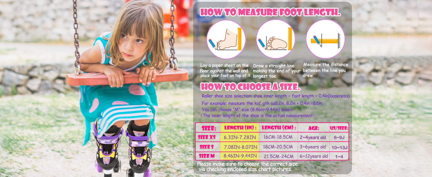 Дитячі ролики Єдиноріг для дівчаток та хлопчиків, регульовані розміри, світлові колеса, ролики-квади для початківців, чорні