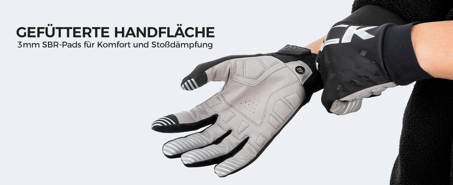 Велосипедні рукавички ROCKBROS для жінок та чоловіків, зимові, з Thinsulate, теплі, сенсорні, для MTB, катання, альпінізму, бігу та активного відпочинку, XL