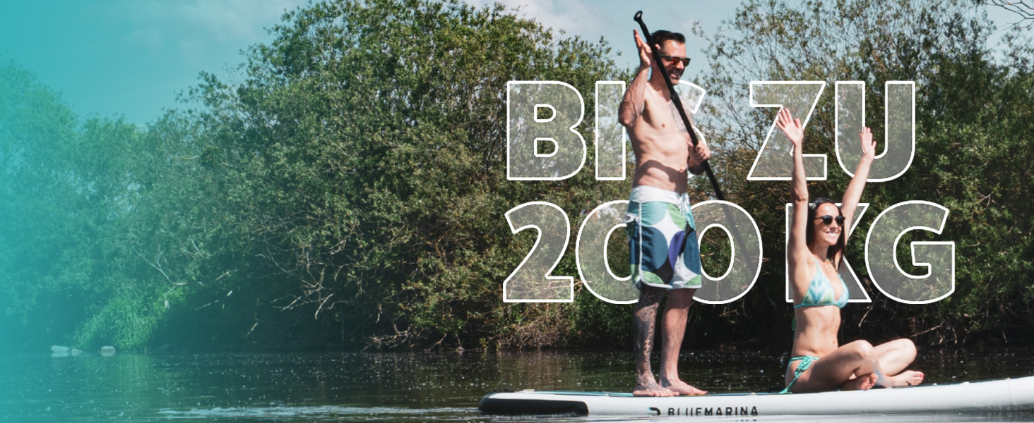 Надувна SUP дошка Bluemarina Mapuna 330x76x16 см - до 200 кг | 5 років гарантії