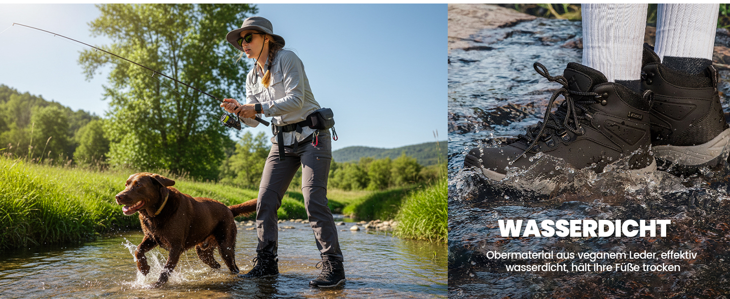 Жіночі водонепроникні трекінгові черевики CC-Los - чорний колір, розмір 39 EU