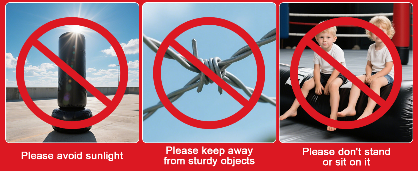 Надувний боксерський мішок Qoosea 190 см з рукавичками для дорослих та підлітків. Ідеально для карате, кікбоксингу, Taekwondo, MMA