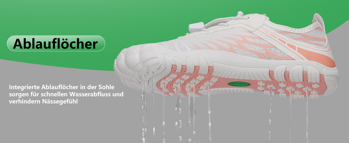 Жіночі шльопанці/сланці Saguaro для плавання та відпочинку, дихаючі, швидковисихаючі, широка передня частина, розмір 35-43, білі