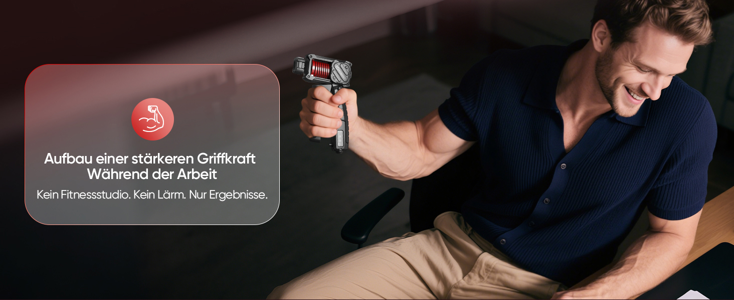 FitBeast Griffkrafttrainer 30–130LB з лічильником – регульований тренажер для рук чоловіків з великими руками, ергономічна ручка, тренування вдома та в офісі