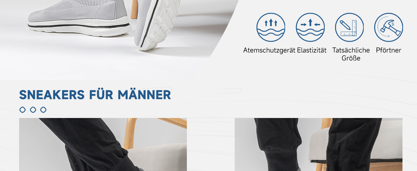 Чоловічі Slip-on кросівки з сітчастою тканиною, дихаючі, зручні для бігу та занять спортом, Outdoor, Fitness, легкі, світло-зелені, 39 EU