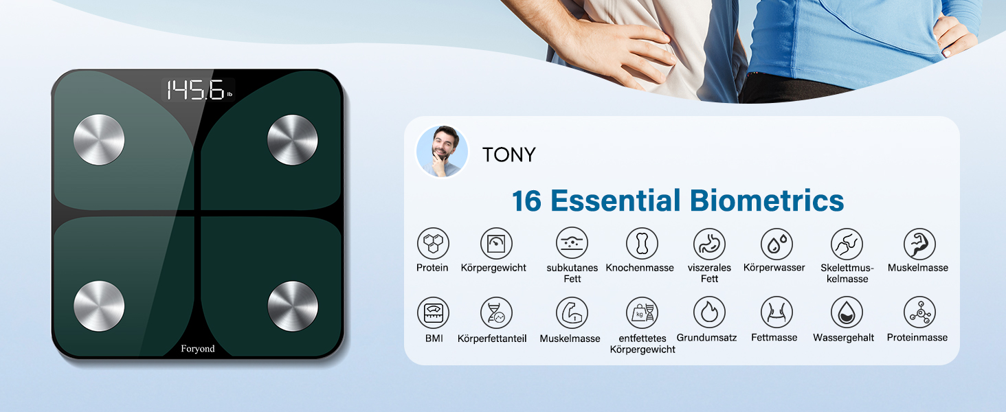 Ваги для вимірювання жиру в тілі, персональні ваги Bluetooth, цифровий переможець тесту 2025, 180 кг / 400 фунтів, вимірювання жиру, BMI, вага, 30 см * 30 см (зелений)