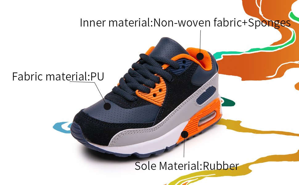 Дитячі кросівки для залу: спортивні, для хлопчиків та дівчаток, розміри 25-41 EU (26 EU, чорний 9992)