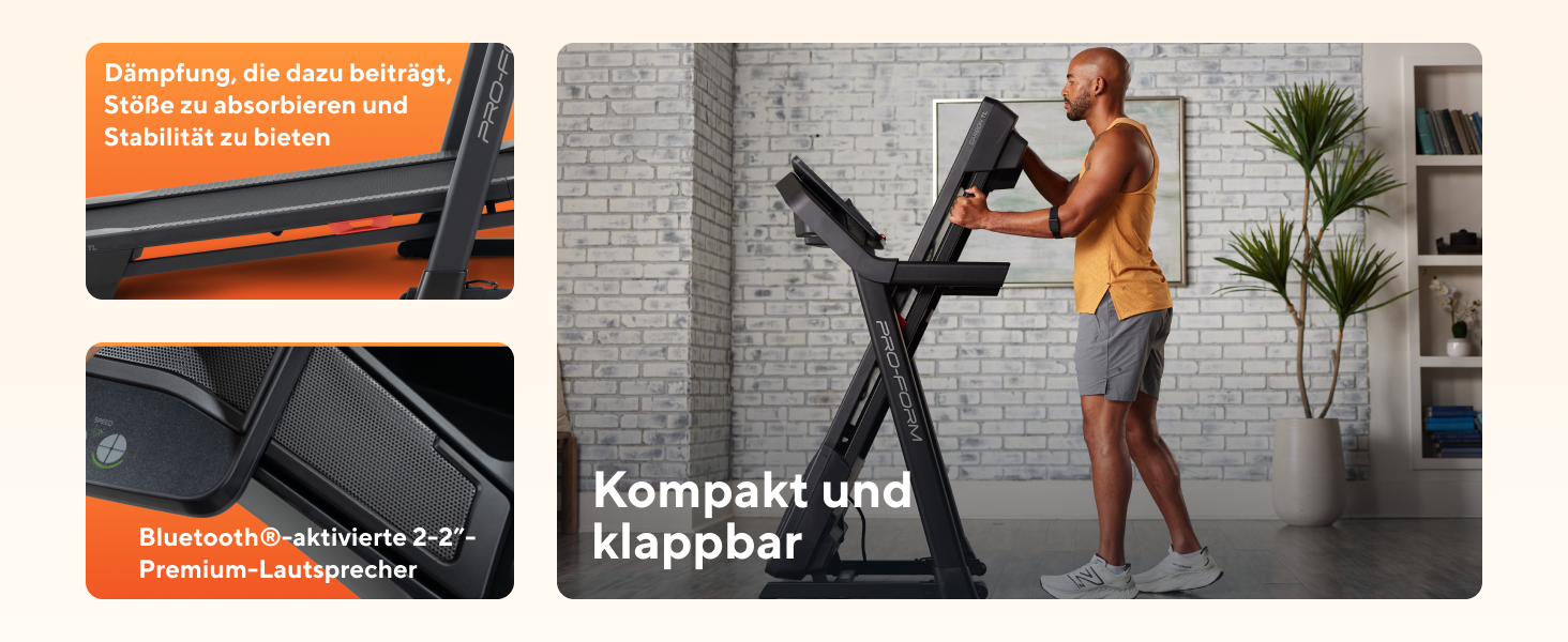 Бігова доріжка ProForm Carbon TL: професійна, для дому, з електроприводом