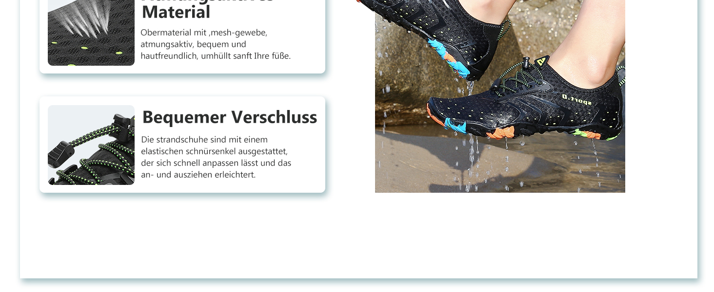 Чоботи для плавання та відпочинку на пляжі Saguaro: аквашузи, серф-шузи для жінок, чоловіків та дітей. Розміри 35-48, чорний колір.