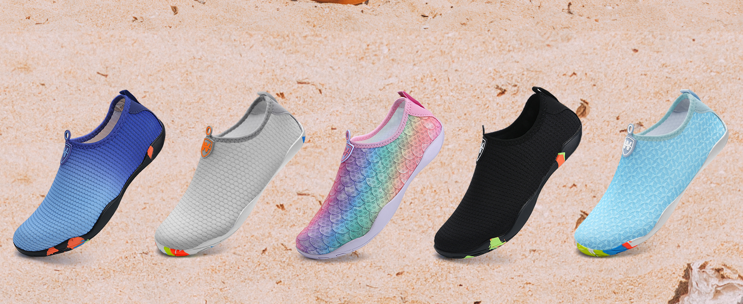 Водні шкарпетки для плавання та серфінгу WateLves: чоловічі та жіночі, швидко сохнуть, унісекс, блакитні, 38 EU