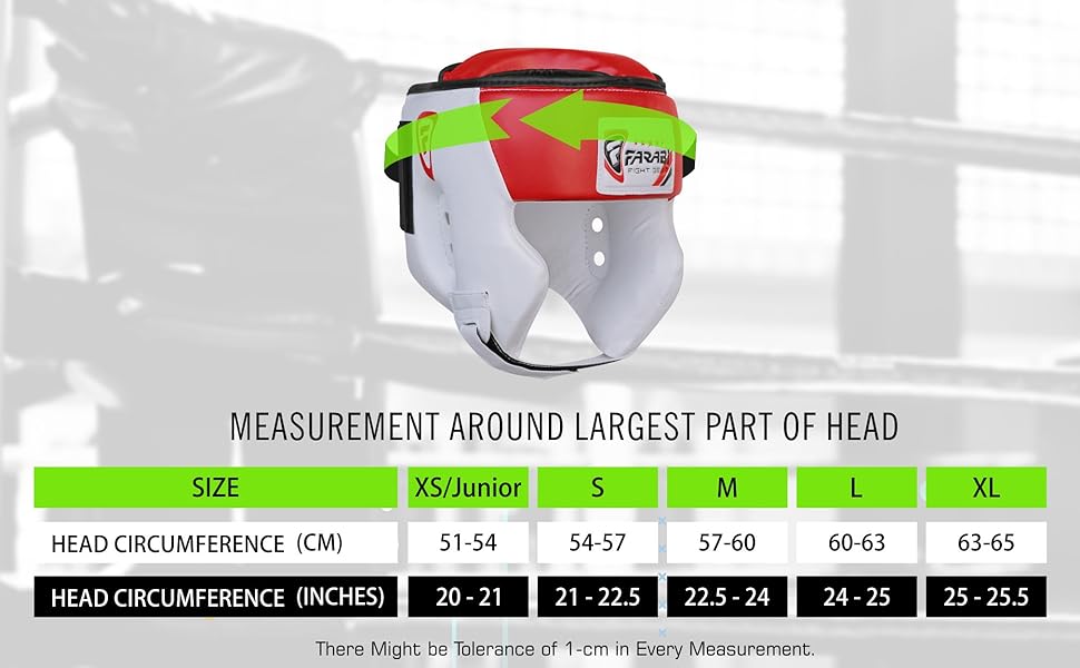 Спортивний боксерський шолом Farabi Headguard з регульованим ременем, Боксерський захист голови з відкритим обличчям MMA, Муай тай, Спаринги, Бойові мистецтва, Карате, Боксерський шолом Білий/Червоний L