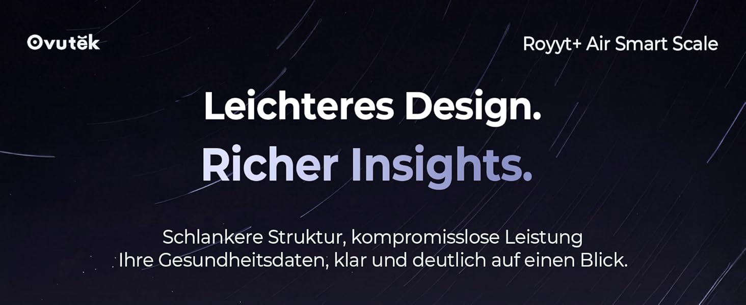 Ваги Ovutek для людей, цифрові ваги з аналізом складу тіла, 180 кг, дисплей, BMI, жир, м'язи, вода, 14 показників, фітнес-додаток, чорний