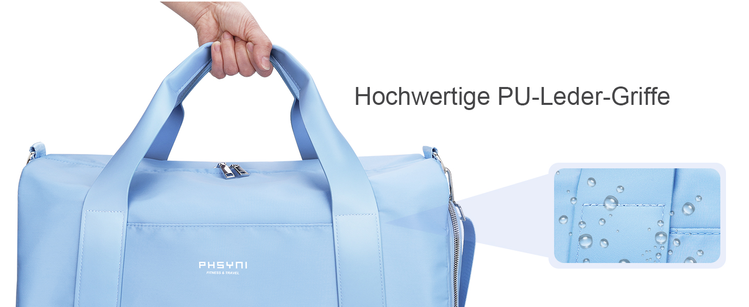 Спортивна сумка 16 дюймів для жінок та дітей з відділенням для взуття та водонепроникним розділенням, фіолетовий колір, 16 розмірів (19 розмірів-блакитний)