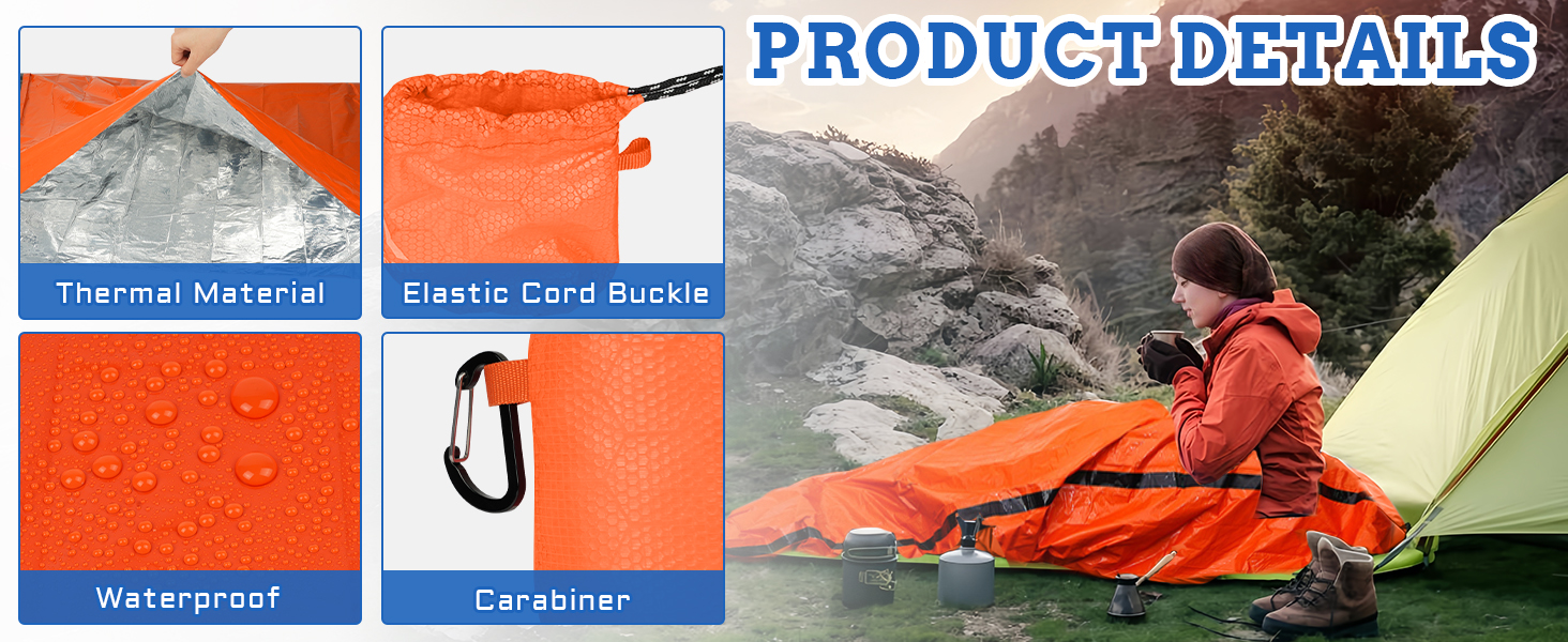 Сплячий мішок Flintronic для кемпінгу та подорожей, легкий, компактний, 210 x 75 см