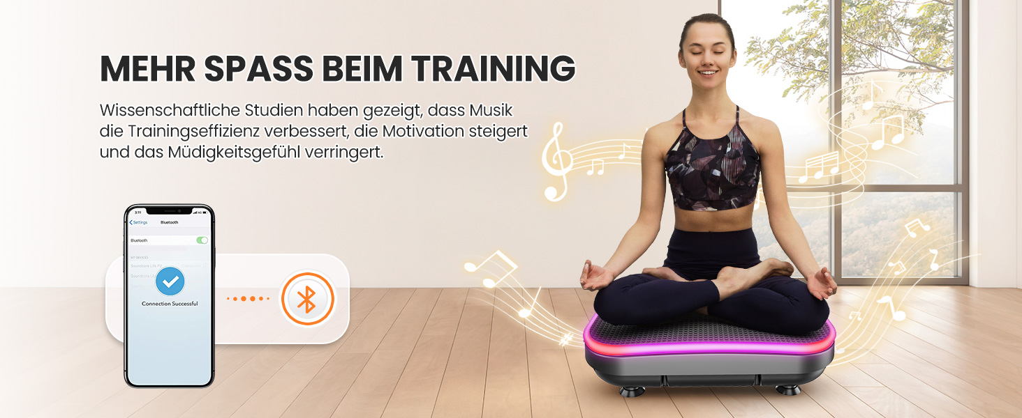 Платформа для вібраційного масажу для схуднення з еластичними стрічками, 9 режимів, 120 рівнів інтенсивності, Bluetooth, LED-дисплей, 150 кг, срібна