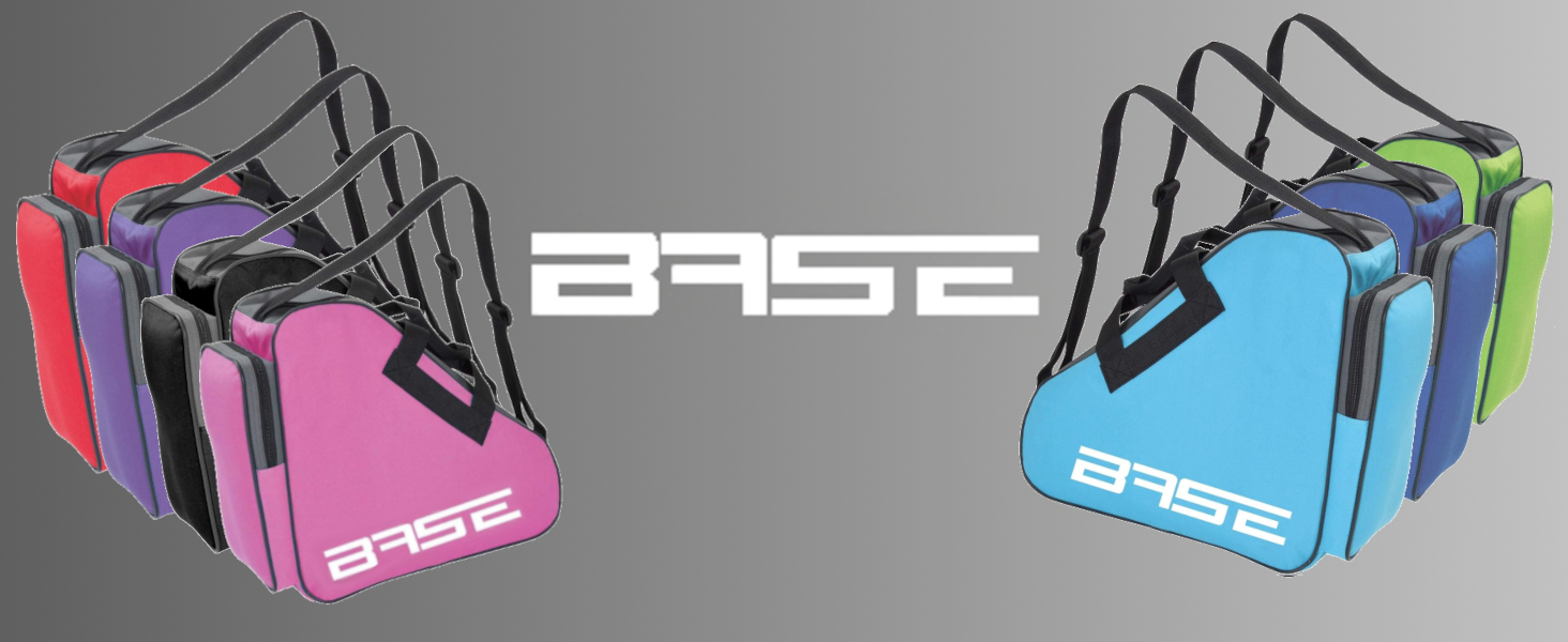 Сумка для ковзанів BASE Skatebag - зелена, з ручками та регульованим ременем