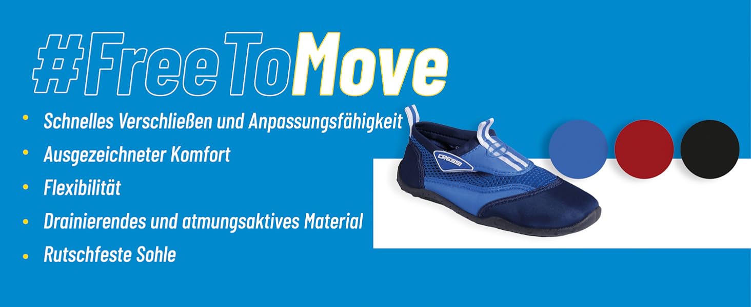 Дитячі аквашузи CRESSI VariationSheet Reef - чорний, 37 EU (унісекс)