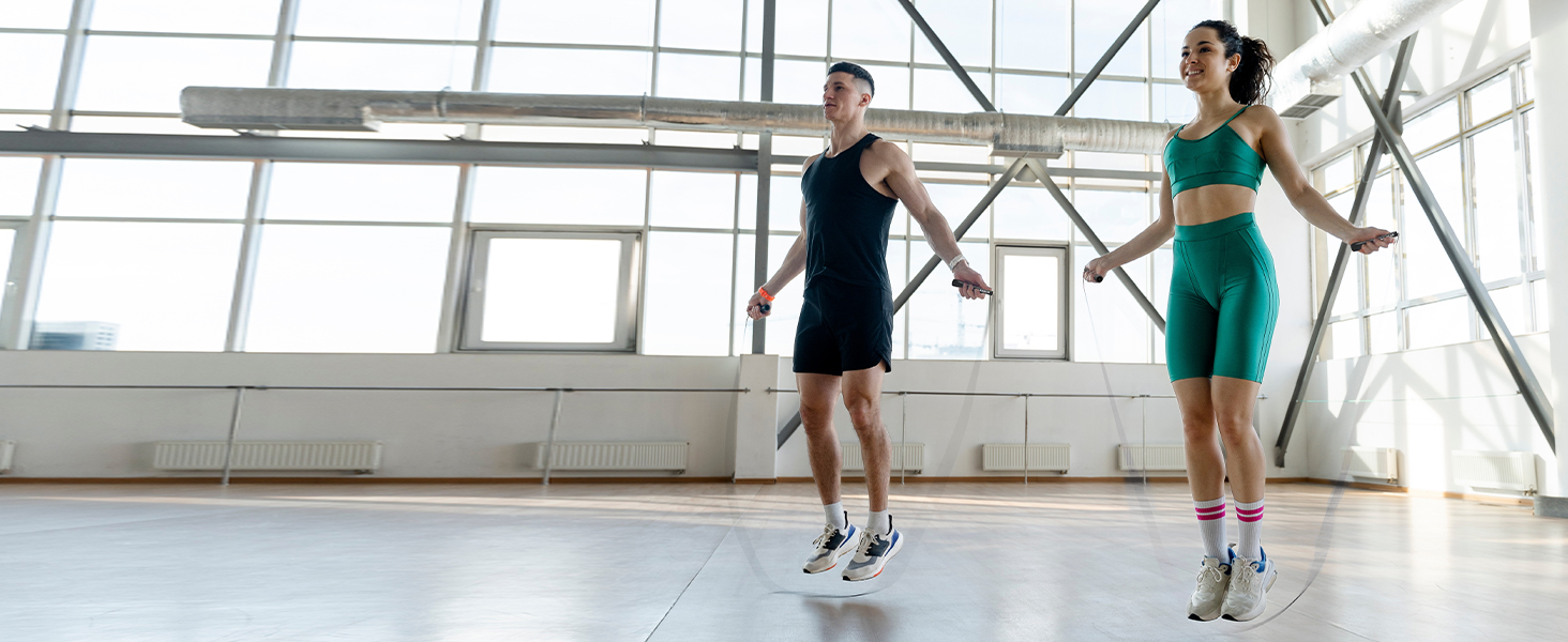 Регульоване скакалка Springseil для фітнесу: PVC, 3м, з тренувальним постером та ABS-ручкою (чорний)