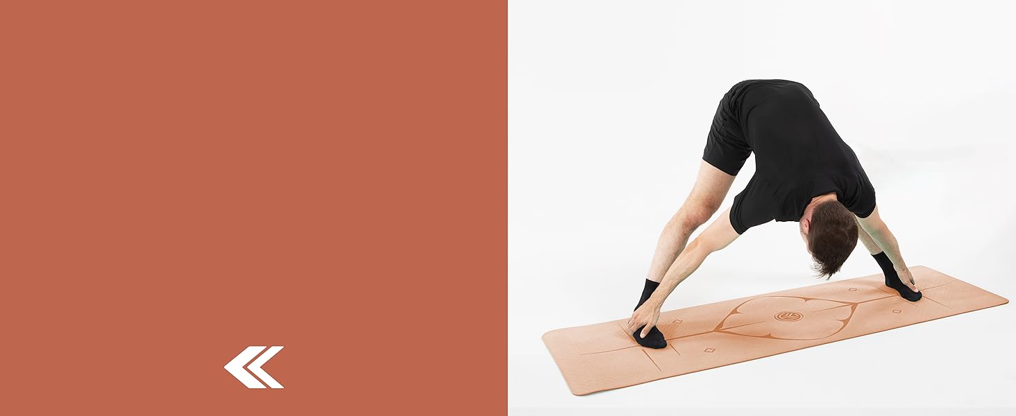 Килимок для йоги з нековзким покриттям – 6 мм, коричневий. Ідеальний для занять йогою та пілатесом вдома та в залі.