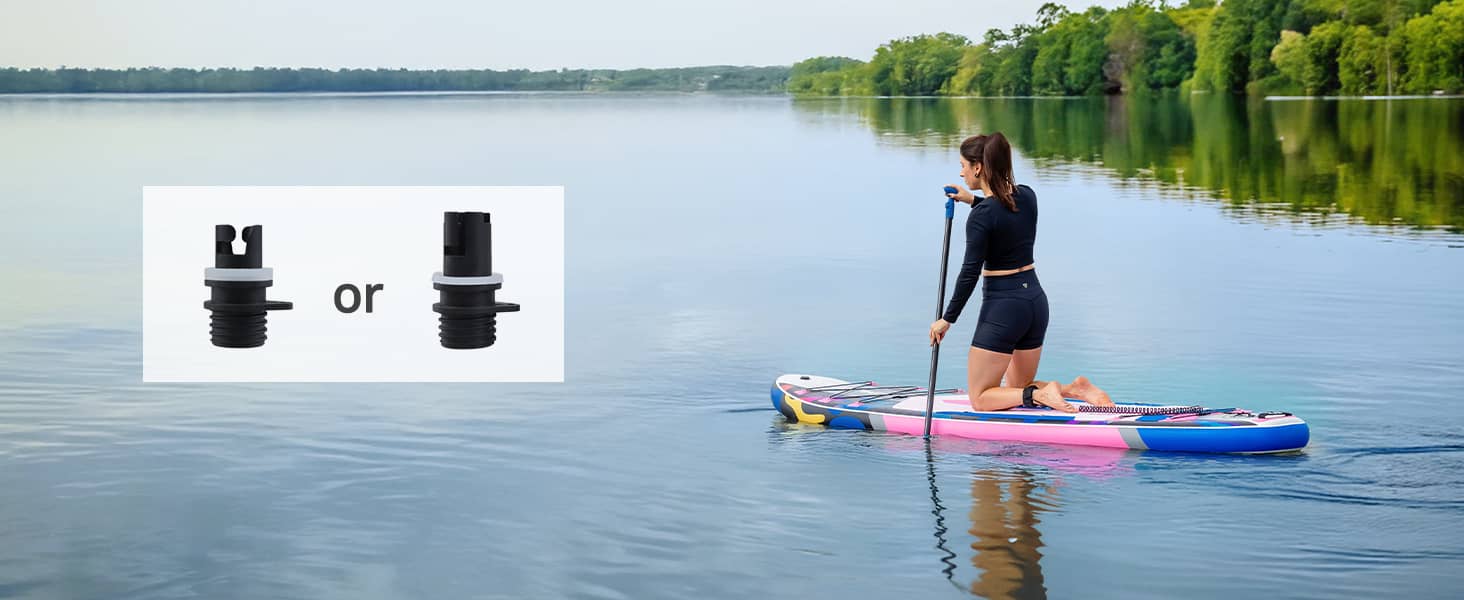 Електричний насос ZLX для SUP, каяків, човнів та наметів - 50PSI, зарядка від авто