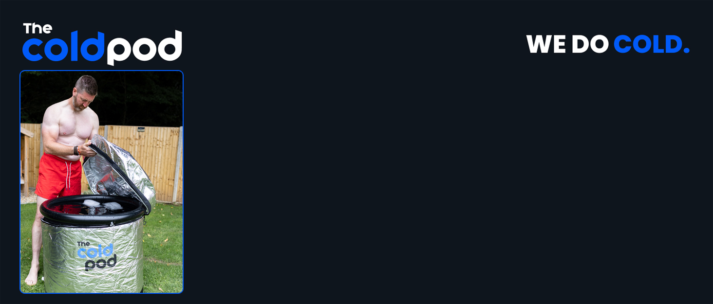 Ейсбад Тонне для атлетів з криотерапією, портативна ванна для льоду, Cold Pod, 75 см, з кришкою