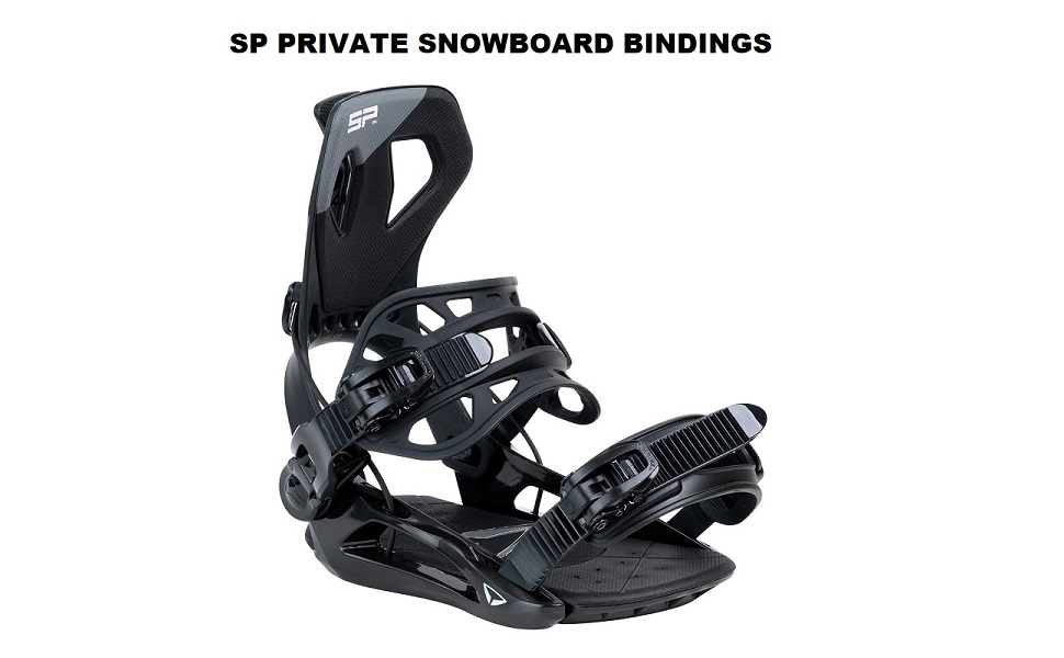 Автоматичні кріплення для сноуборду BEXTREME SP Private Black, розмір 42-44 EU (8-10 US), чорний, для фрістайлу та фрірайду