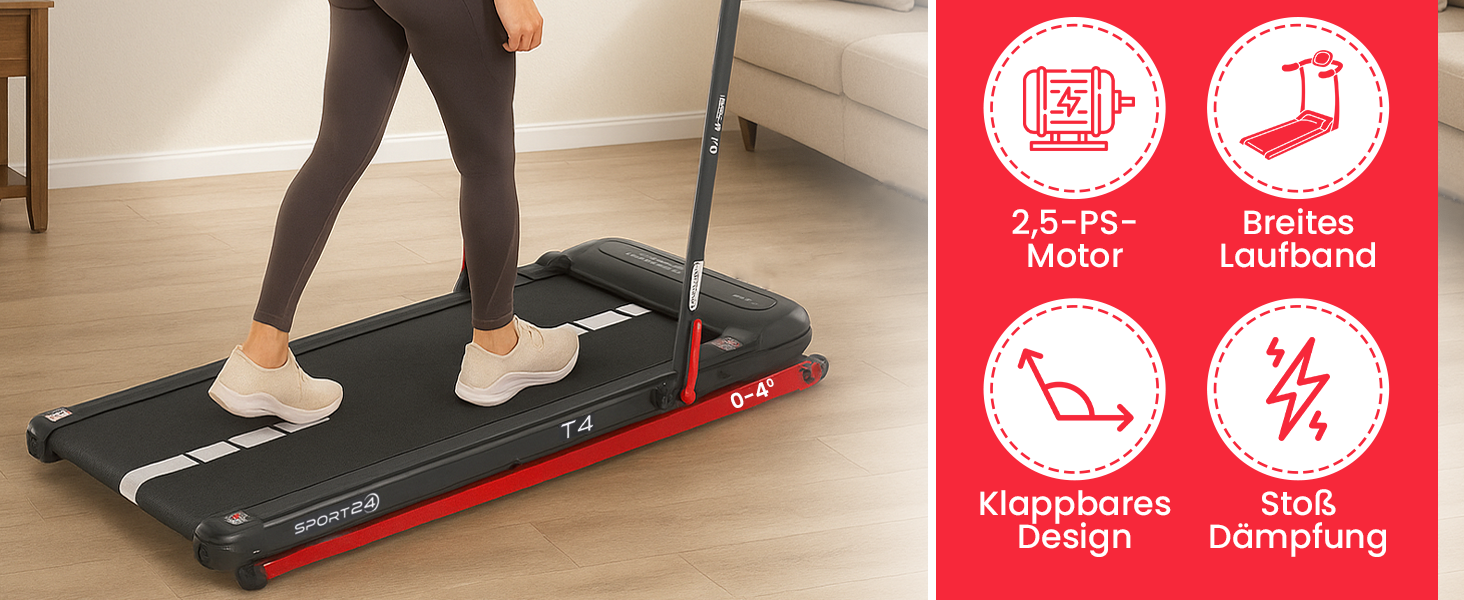 Біговий доріжка Sport24 складний | Ходьба Pad тихий з нахилом | Біговий доріжка для дому складний | Міні біговий доріжка для дому 12 км/год | Ходьба Pad складний для дому з нахилом