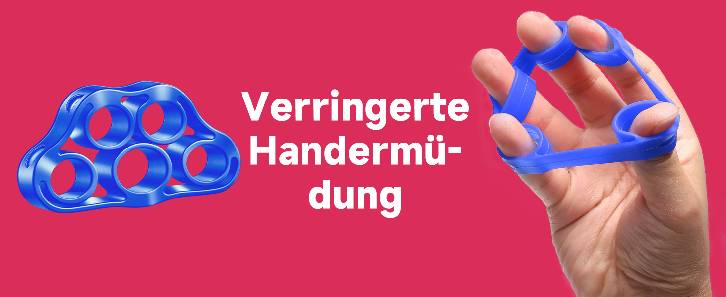 FitBeast Тренажер для рук та пальців: набір 5 шт. (регульований, для зміцнення хватки, зняття стресу, Navy Blue)