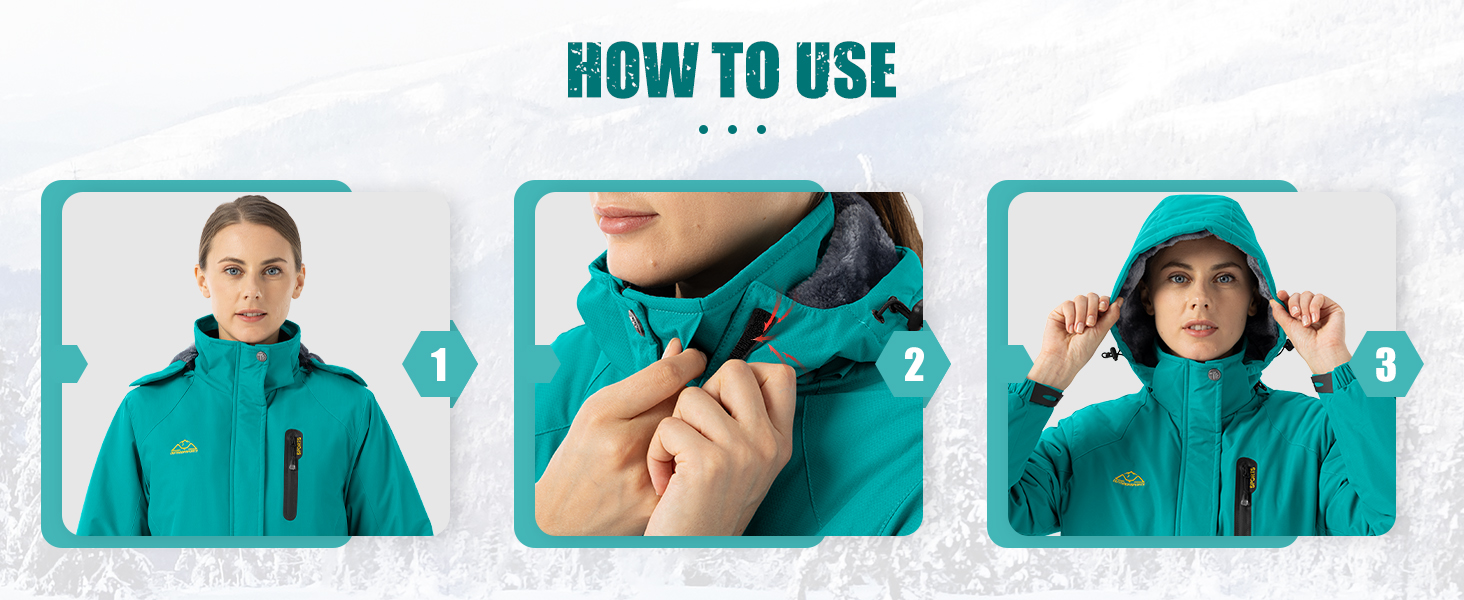 Жіноча зимова куртка для активного відпочинку Windstopper® Softshell, водонепроникна, з підкладкою з флісу, синього кольору, з капюшоном