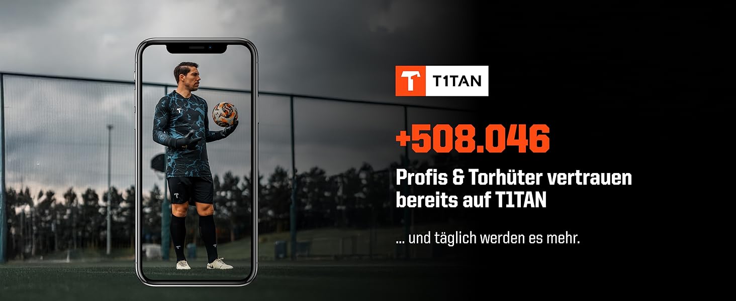 Воротарські рукавички T1TAN Legend White-Out для дорослих та дітей, професійні, з покриттям Gecko Grip 4 мм, Made in Germany, білі