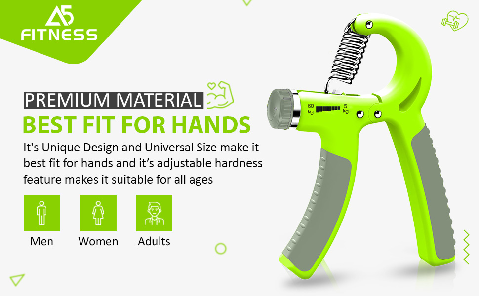 Тренування хватки рук - регульований навантаження 5-60кг, для зміцнення рук, зап'ястя та покращення хватки. Реабілітатор для рук, з електронною книгою. (Червоний & Чорний)