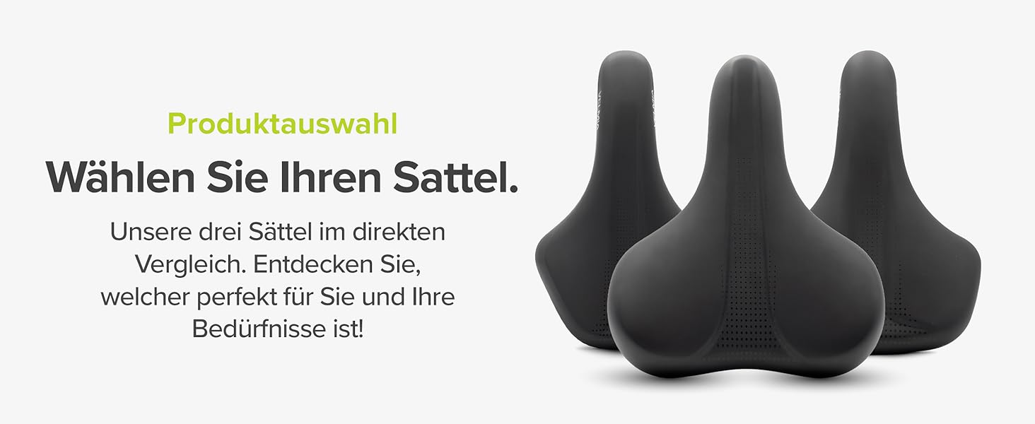 VELMIA Велосипедне сідло 100% Водонепроникне, безшовне та ергономічне - комфортне сідло для чоловіків та жінок, ідеальне для електровелосипедів, міських та гірських велосипедів, сідло (CITY)