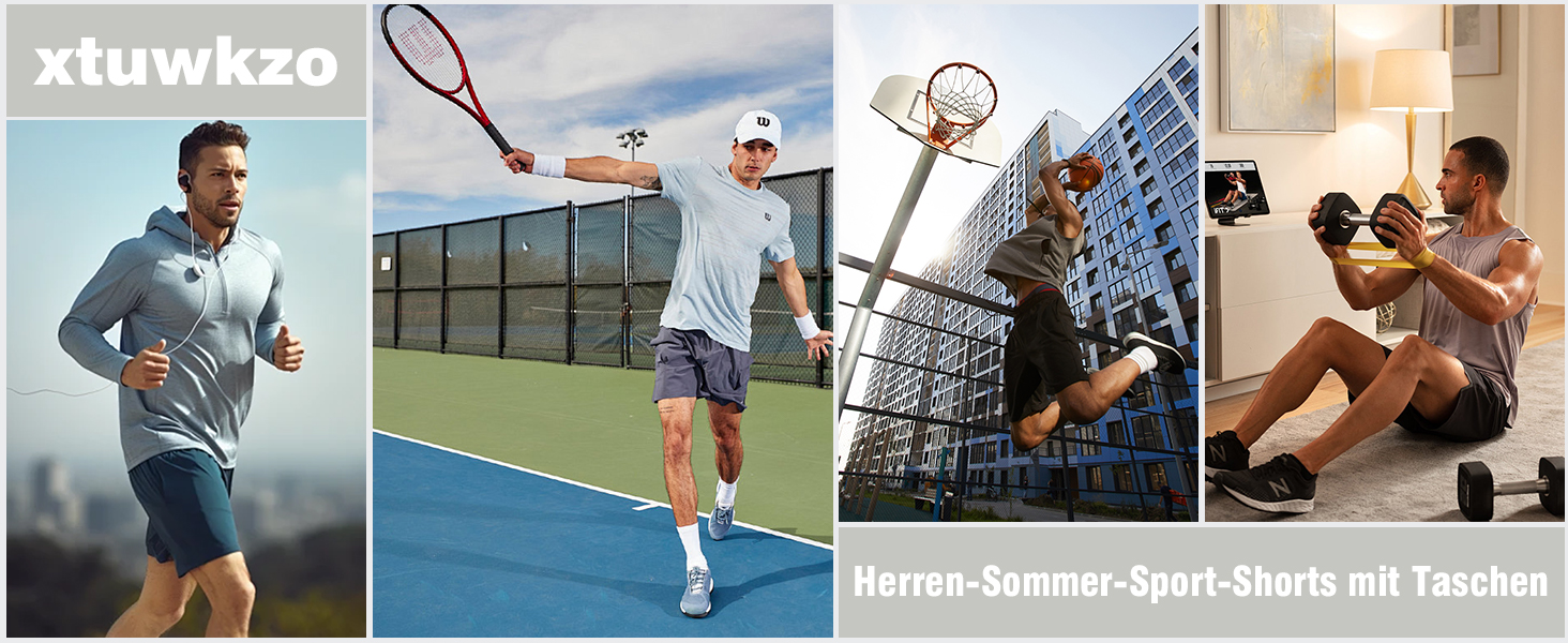 Шорти спортивні чоловічі літні швидка сушка. Короткі шорти для бігу, залу, баскетболу, джогінгу з кишенями. Чорний/Чорний/Темно-сірий/Морська хвиля/Світло-сірий