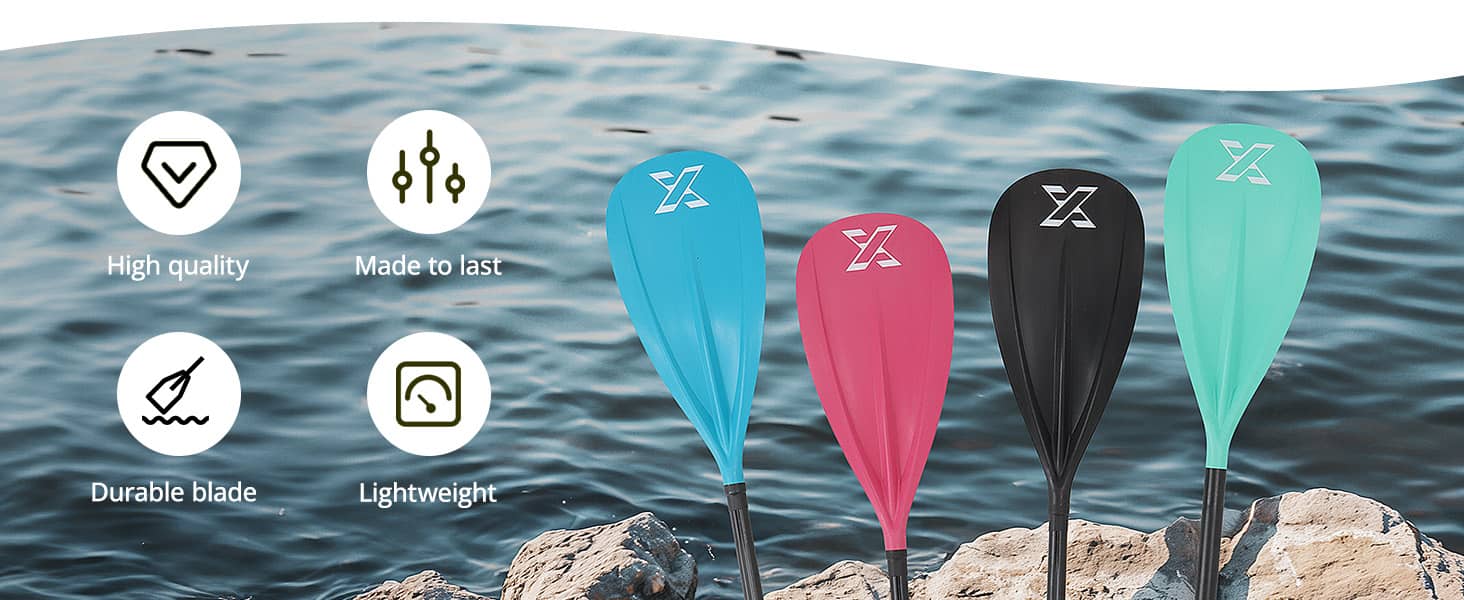 Весло для SUP ZLX, 3/4 частини, регульоване, лопасть зі скловолокна, аксесуари для сапборду