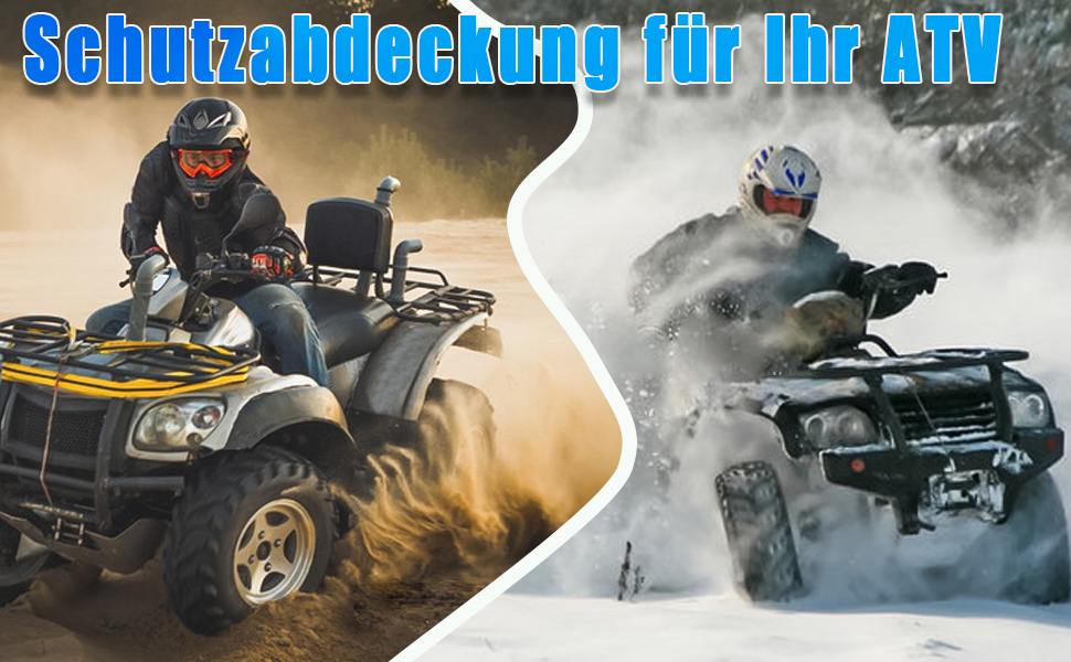 Водонепроникний захисний чохол для квадроцикла (ATV) — універсальний для Polaris, Yamaha, Suzuki, Honda, Kawasaki, картів