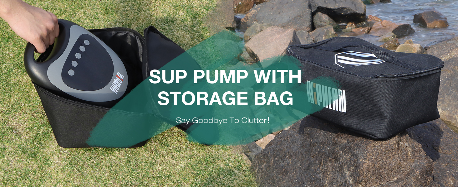 Електричний SUP насос Niphean 20PSI з автоматичним вимкненням, 12V для надування та здування SUP дощових платформ, NPNW003-L