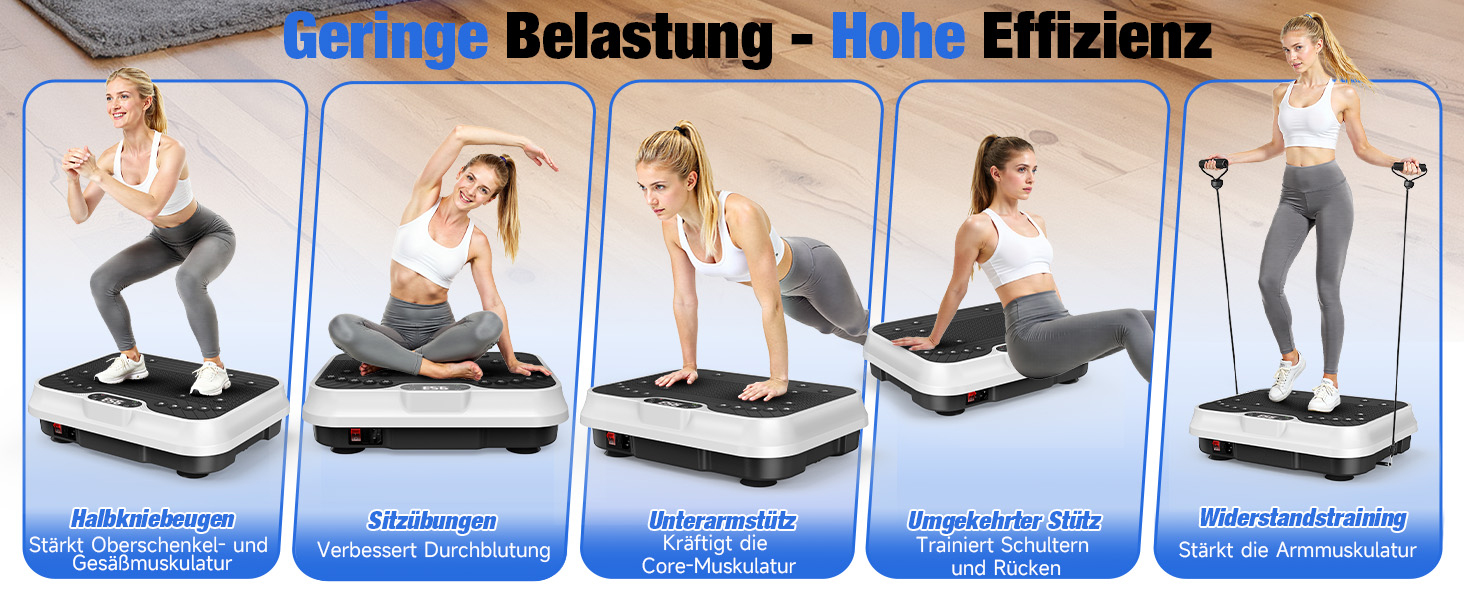 Віброплатформа для жінок HomeFitnessCode Mini - тренажер для дому для схуднення та м'язового розвитку, чорний