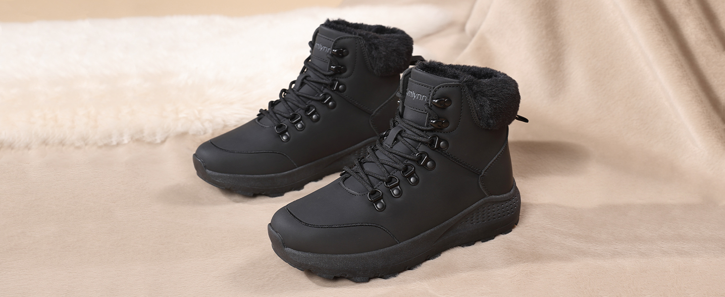 Жіночі зимові черевики: утеплені снігоступи, трекінгові черевики для хайкінгу (жовті, 38 EU)