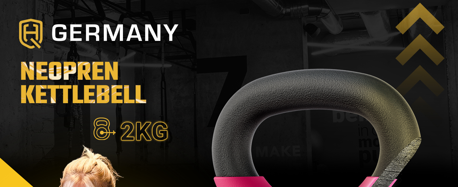 Гантель з неопрену HQ Germany® Vollguss 2-32кг | Комплекти для початківців | Точність ваги ±2,0%